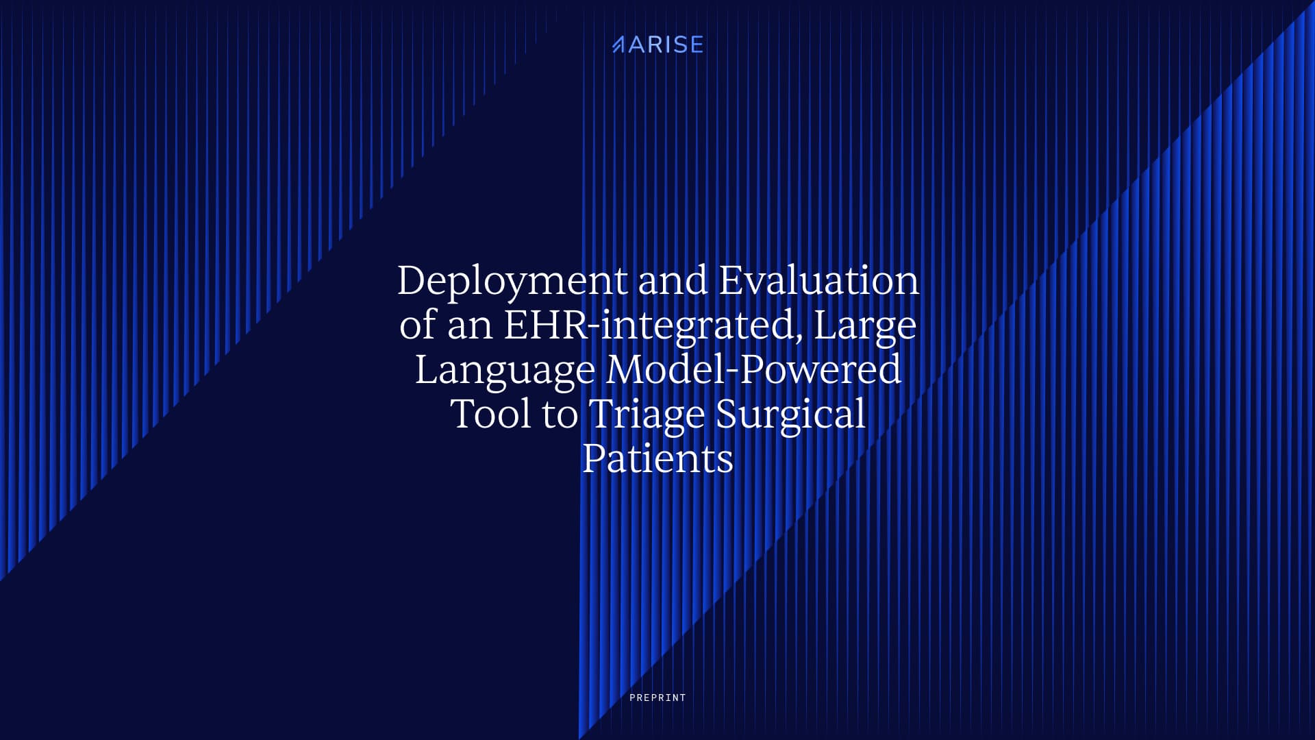 Deployment and Evaluation of an EHR-integrated, Large Language Model-Powered Tool to Triage Surgical Patients