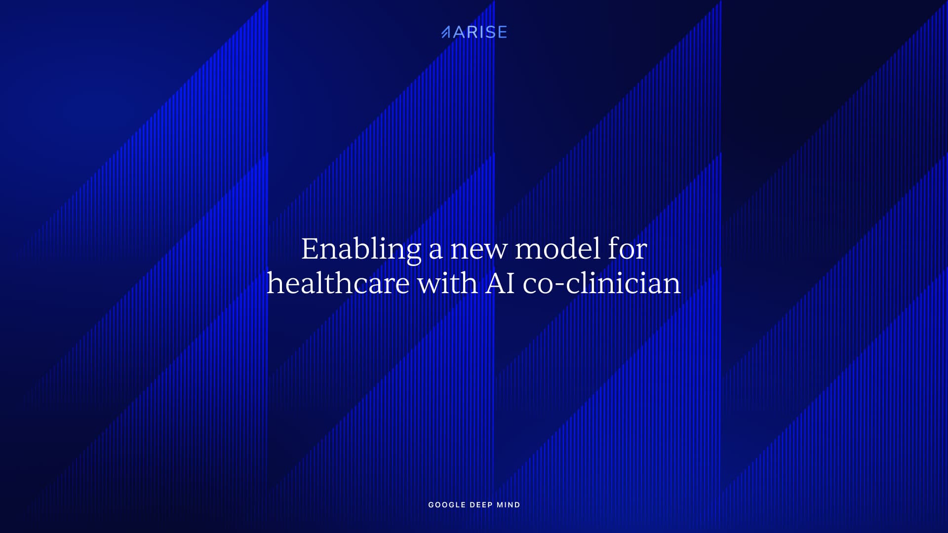 Enabling a new model for healthcare with AI co-clinician