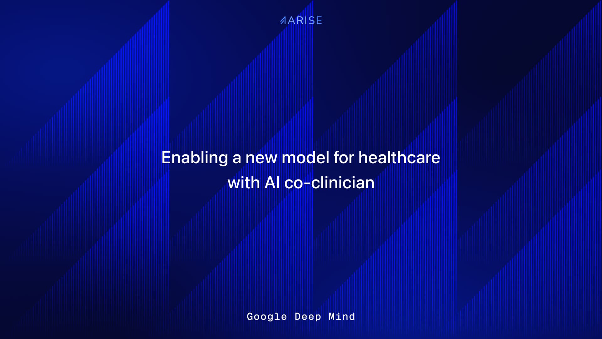 Enabling a new model for healthcare with AI co-clinician