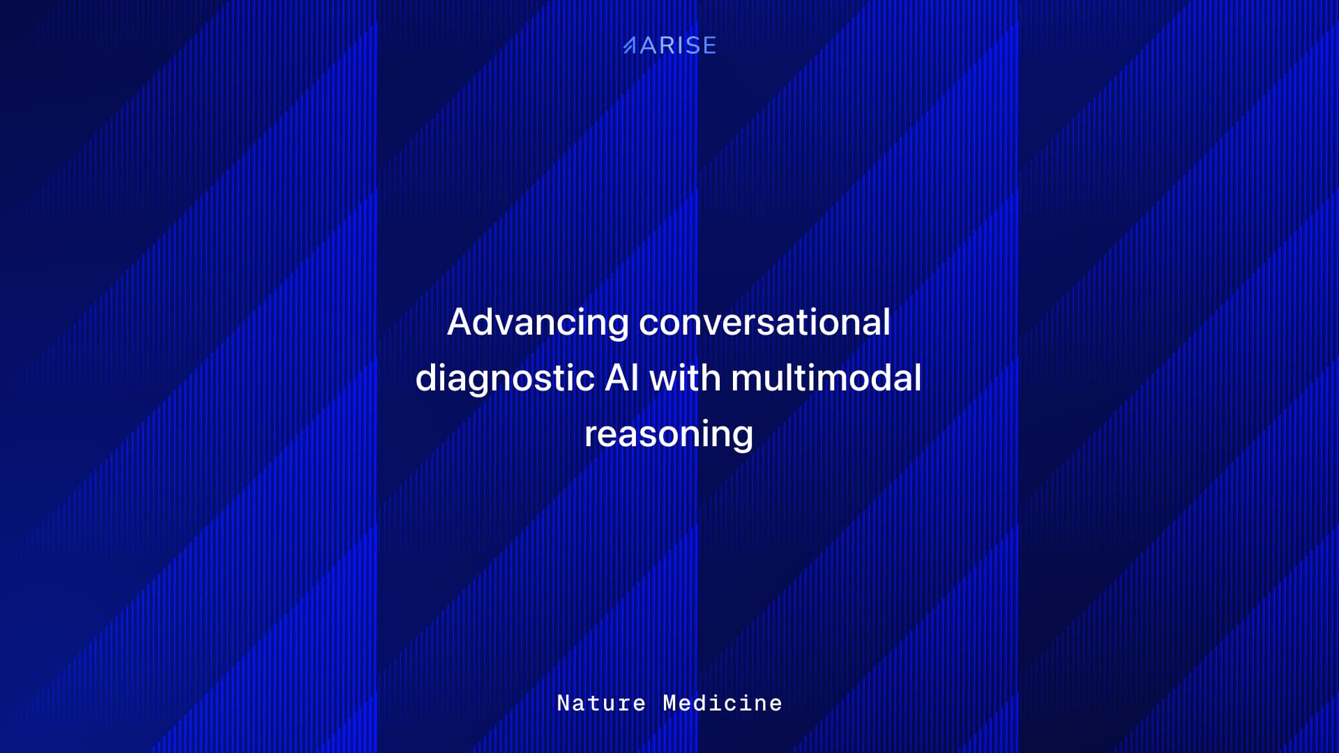 Advancing conversational diagnostic AI with multimodal reasoning