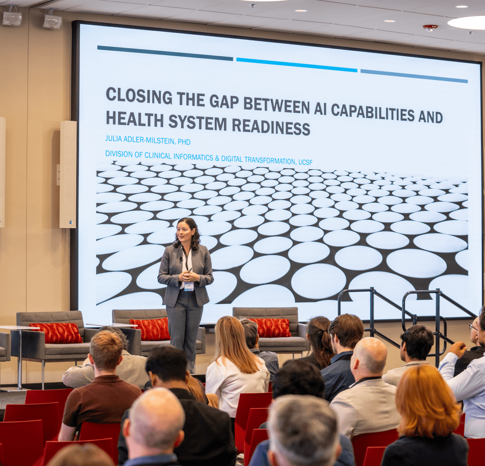 Abstract artistic representation of AI